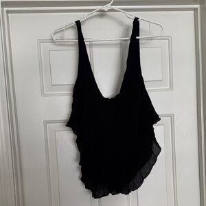 Free People Black Tank Top